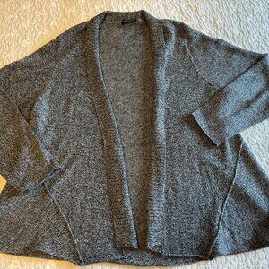 Eileen Fisher Woman Plus Size Open Wool / Linen Cardigan in Mint Cond. 1X, XXL